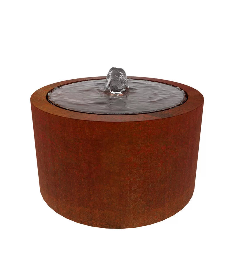 Ripl fountain in corten