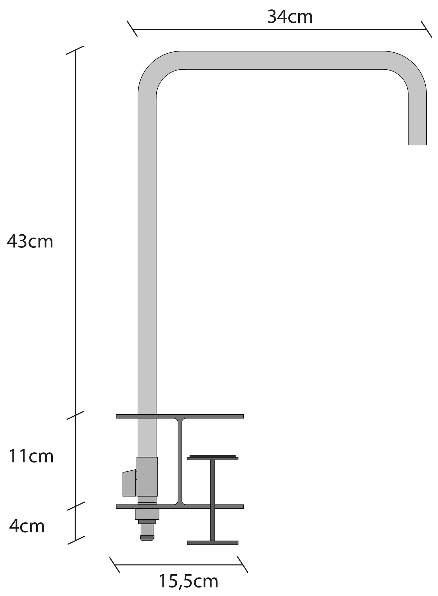 FounT portabel vattenkran för uteköket