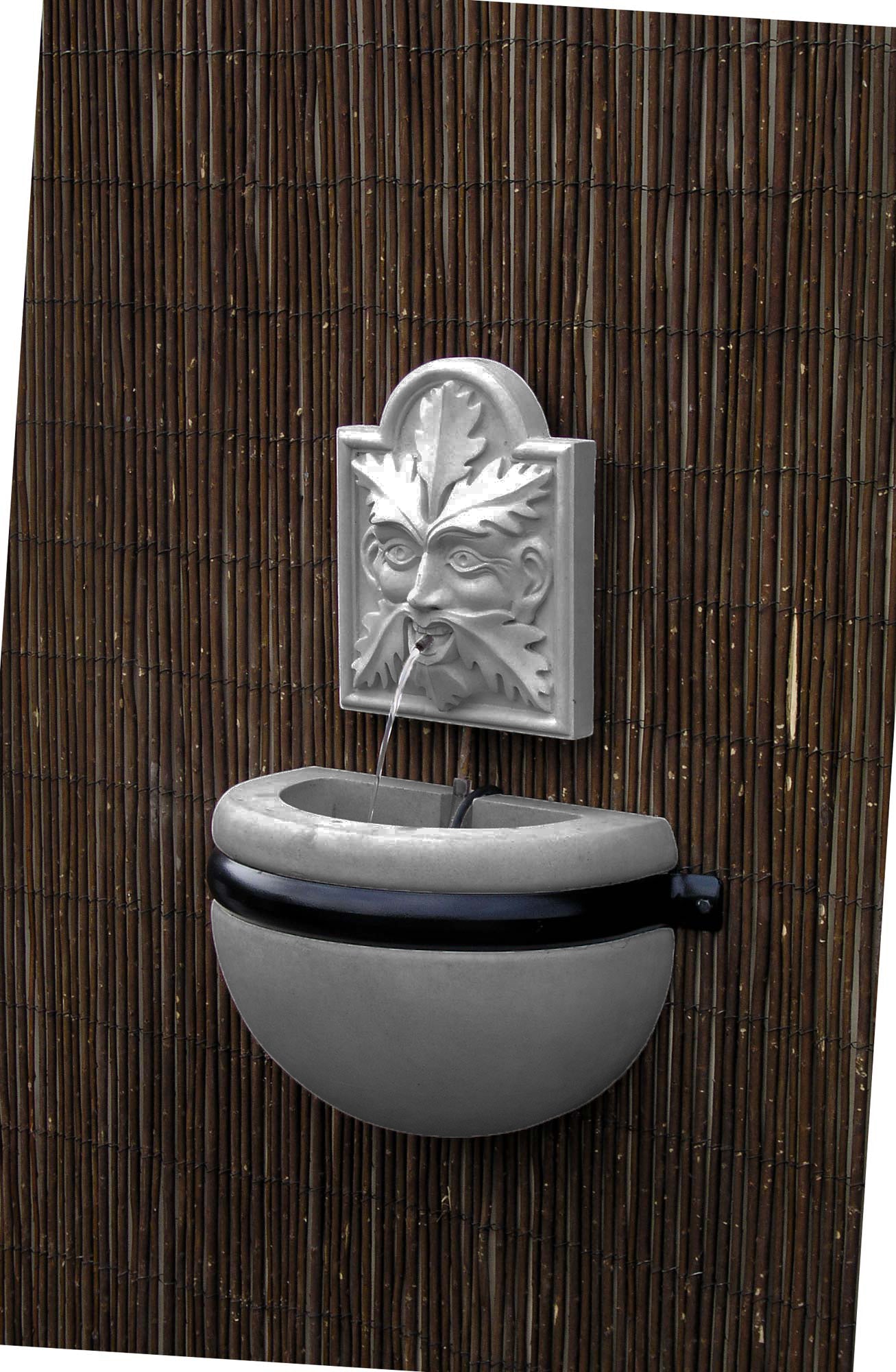 Grøn mand væg springvand