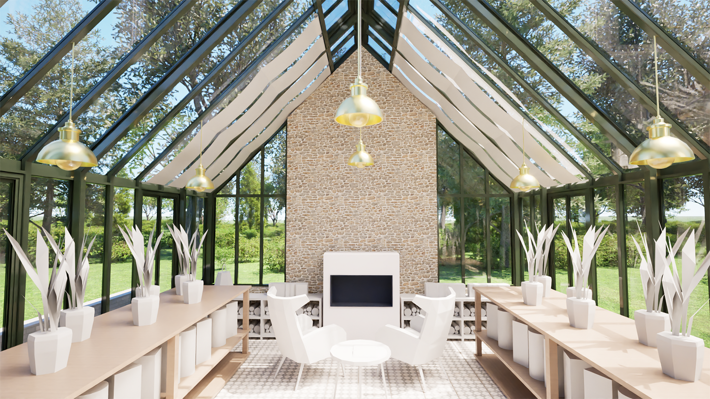 Noisette Orangeri med eldstad