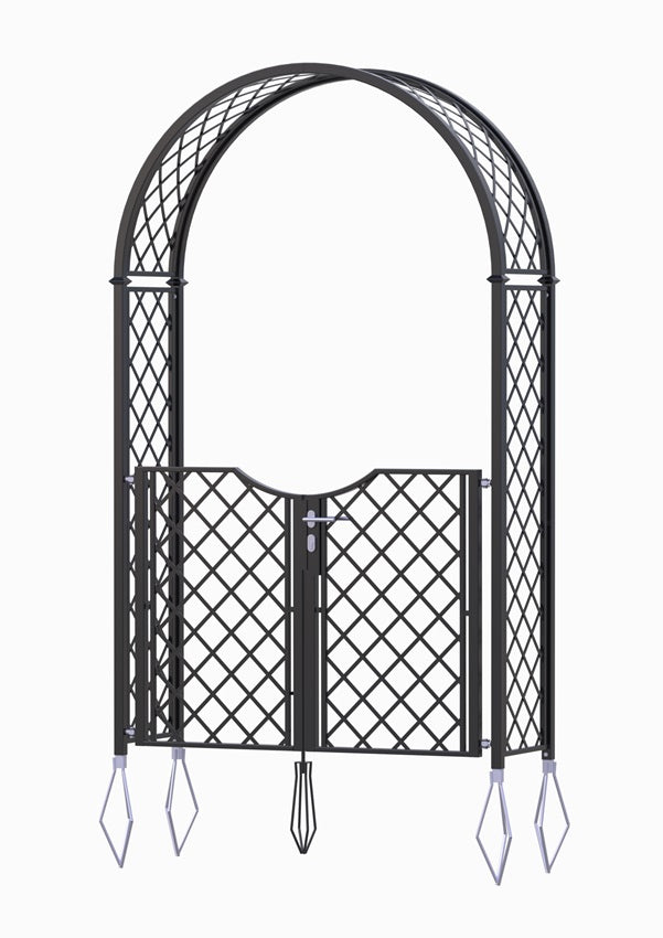 Rosenbåge Portofino med trädgårdsgrind