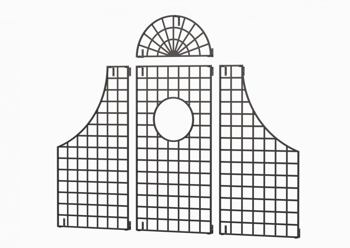 مجموعة كبيرة من تعريشة الحائط Treillage Lamport Hall