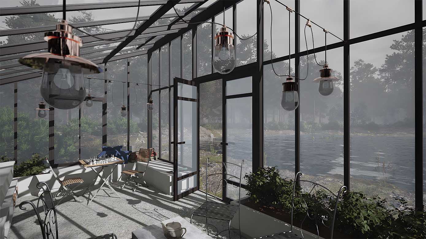 Sanctuary glasshouse belysning