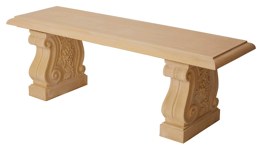 مقعد حجري أنيق