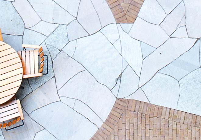 Vansta bygger en have