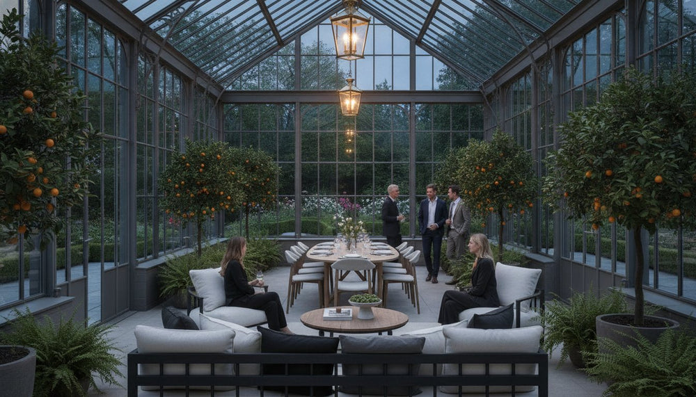Furnishing an Orangery for Socializing: Create an Exclusive Social Space 2026