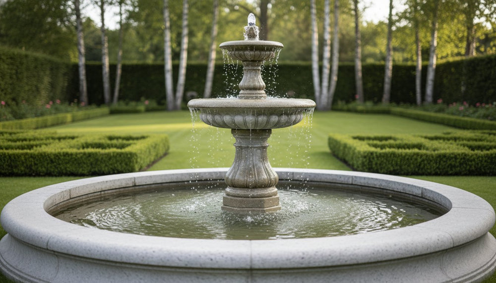 Tidlös Elegans med Haddonstone Fontäner: En Guide till Trädgårdens Mittpunkt