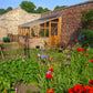 Cedar wall greenhouse 'The Eight'