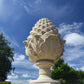 Cast Stone Pineapple Finial and Base