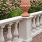 Cast Stone Pineapple Finial and Base