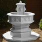 Gothic Self-Circulating Octagonal Fountain