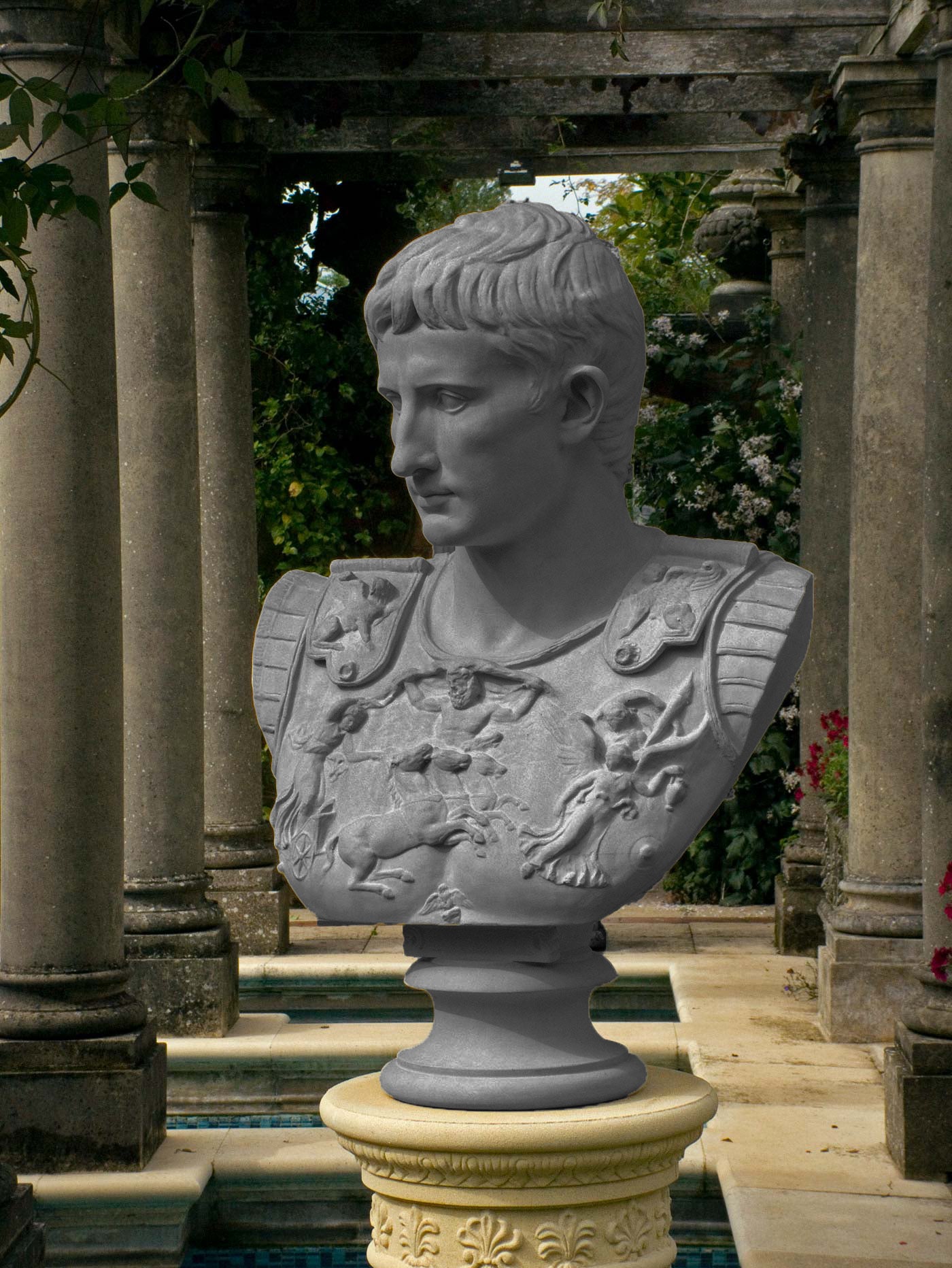 Caesar Augustus bust