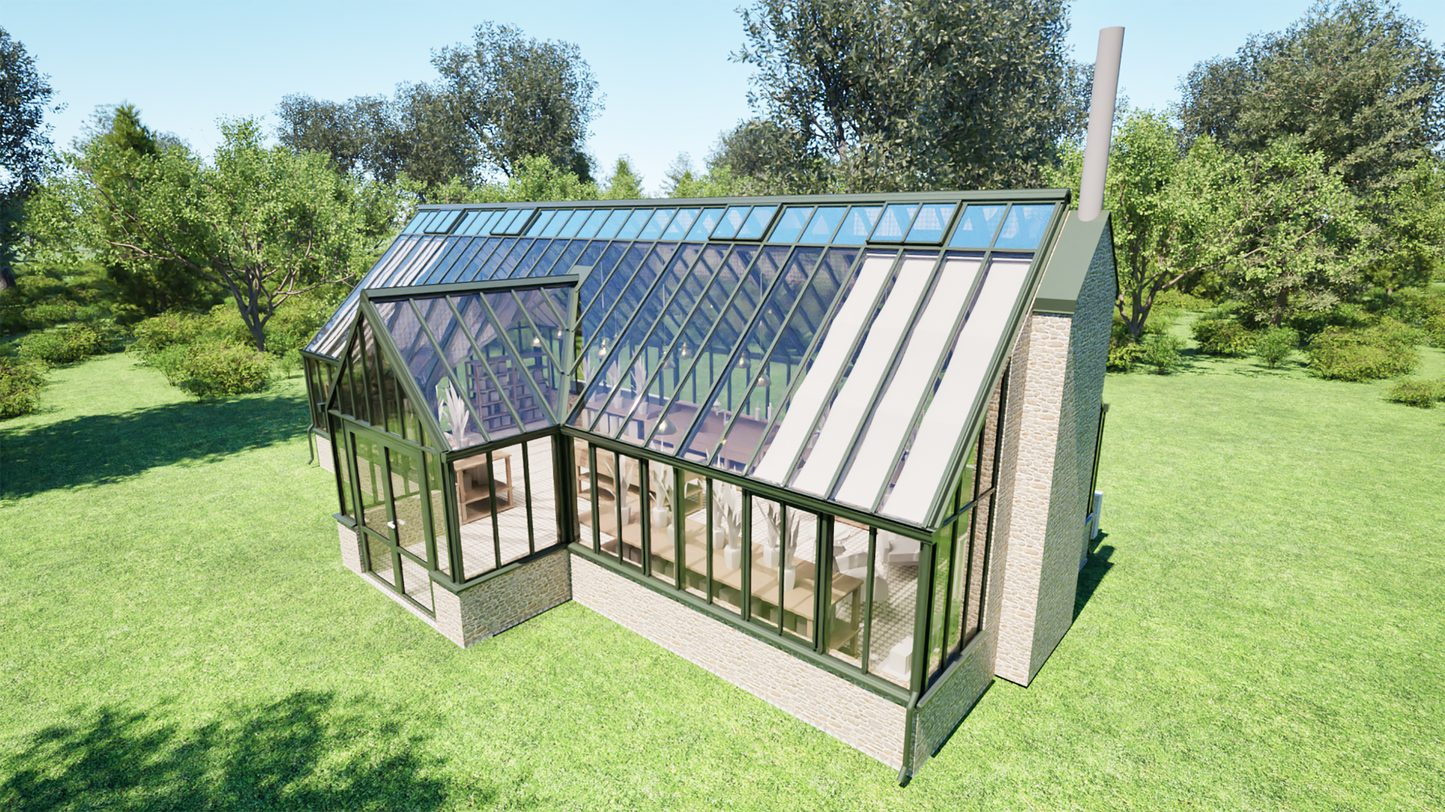 Noisette Orangeri med eldstad