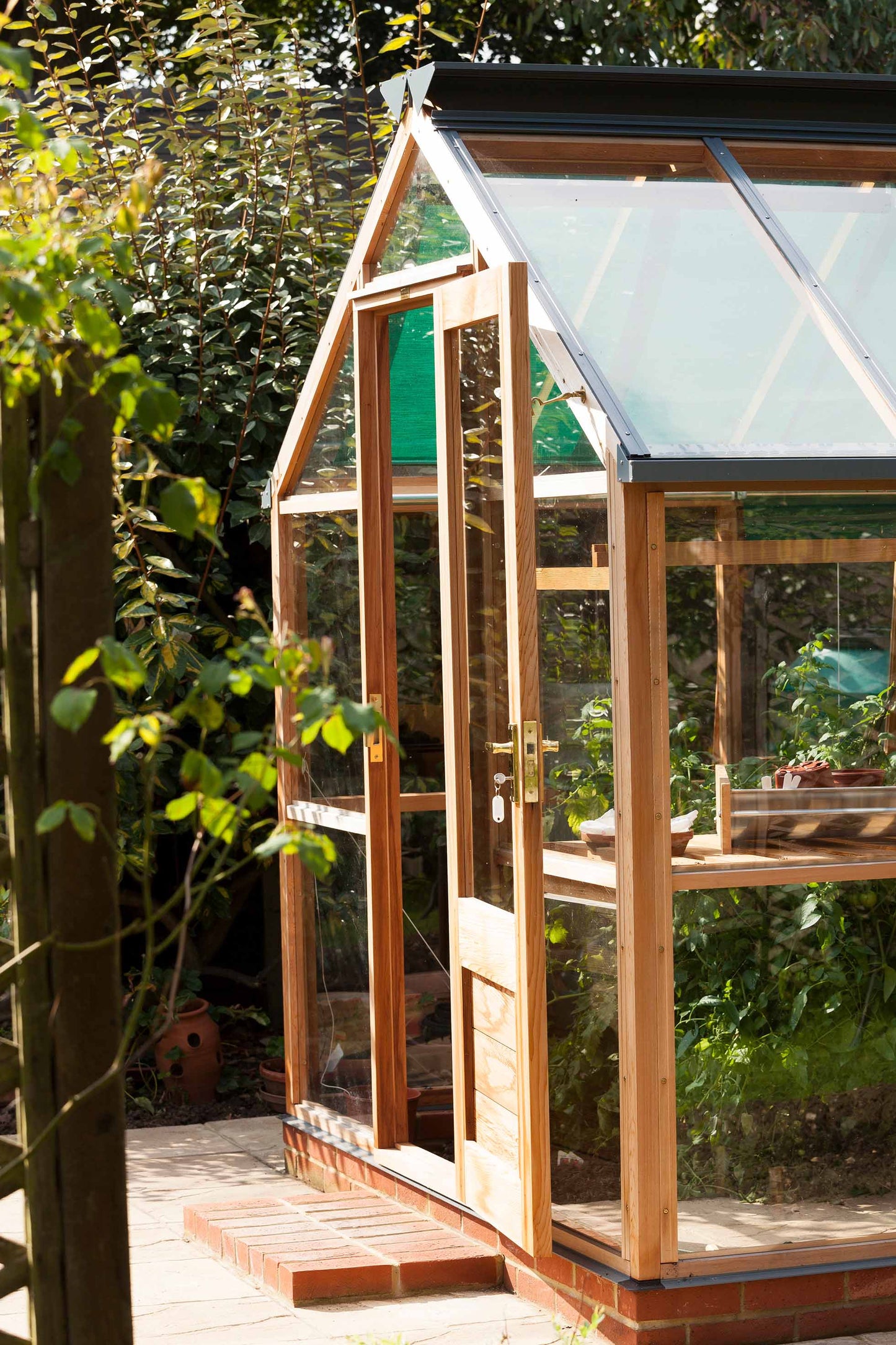 Classic Six cedar greenhouse