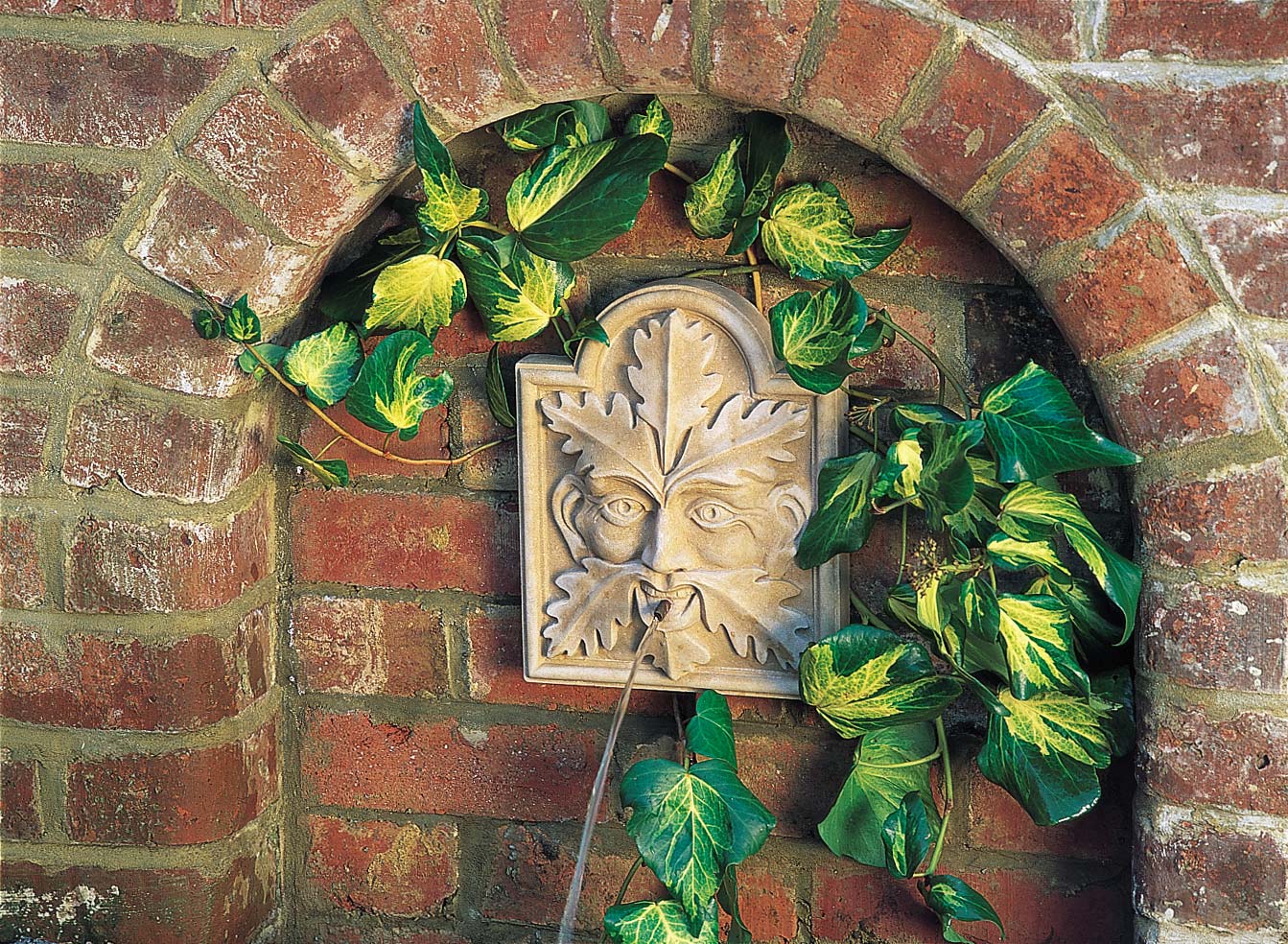 Green Man muurfontein