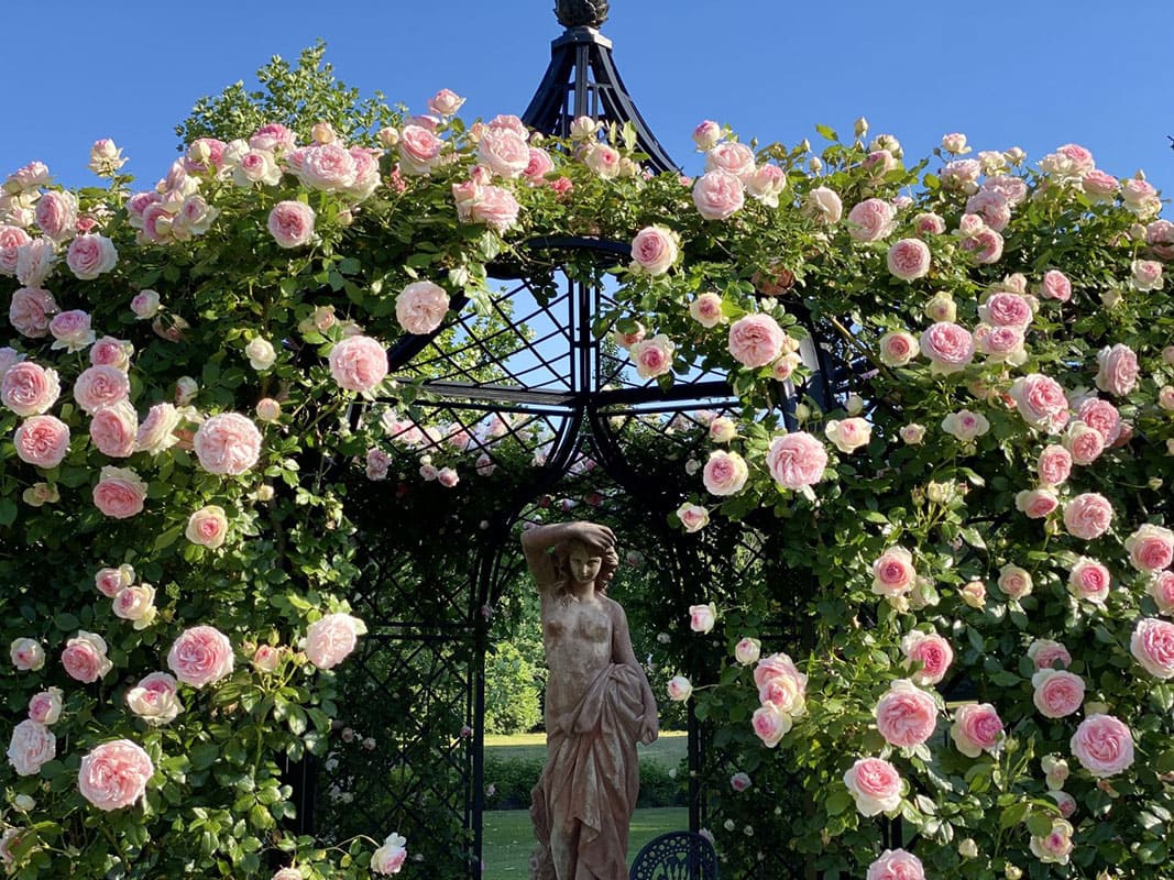 Grande padiglione ottagonale a traliccio in ferro battuto SCHÖNBRUNN